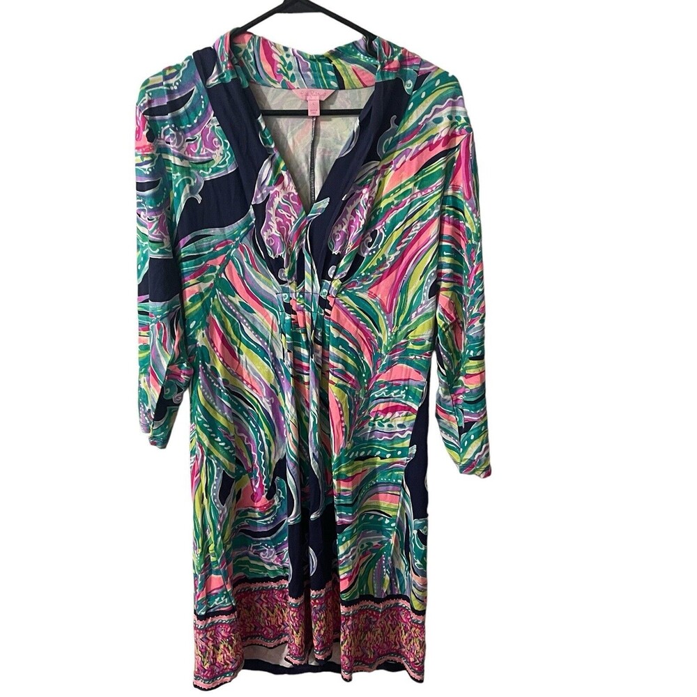 Lilly Pulitzer Margate Dress Don’t Leave Me Hanging Size Large